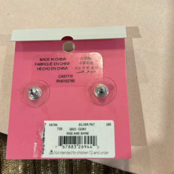 Kate Spade Cubic Zirconia Studs - Picture 4 of 4